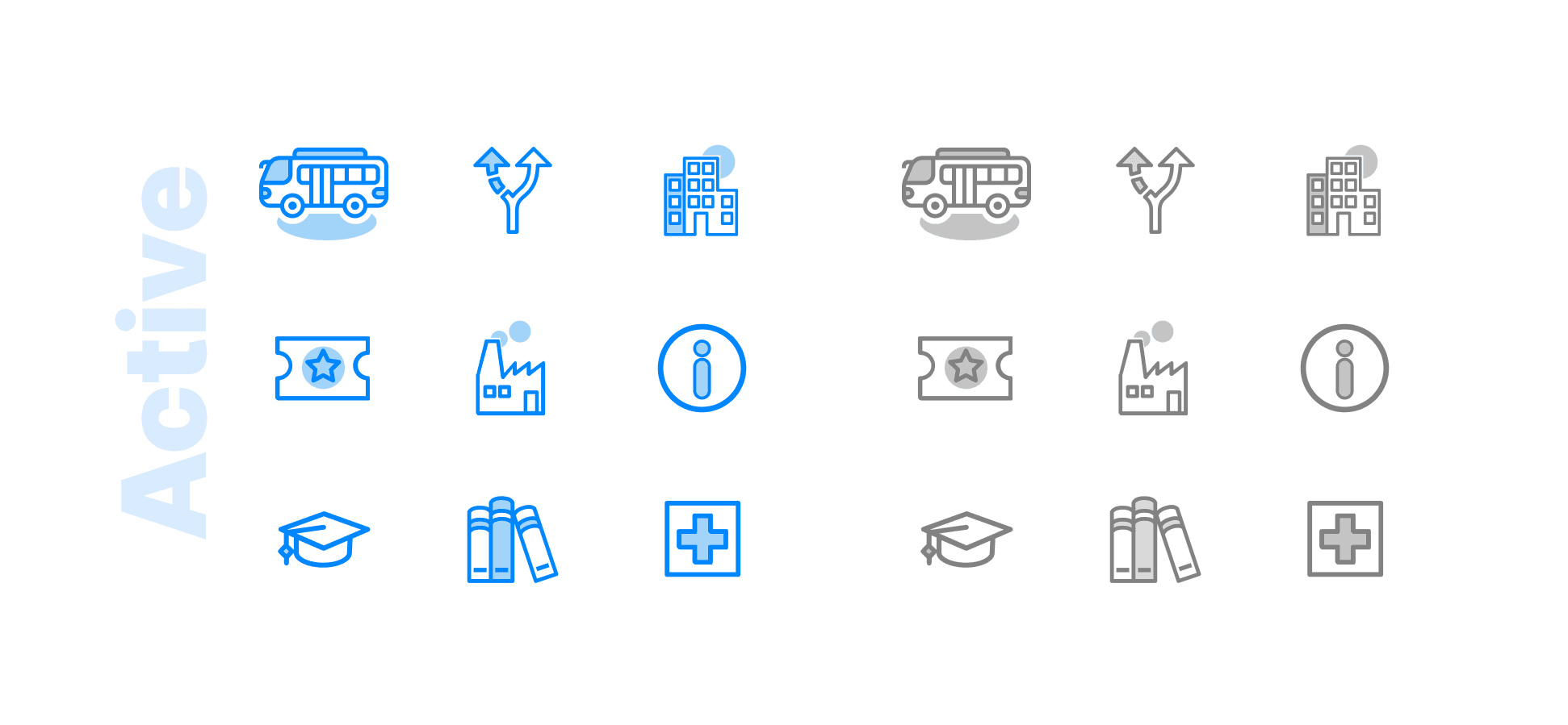 city-transport-icons